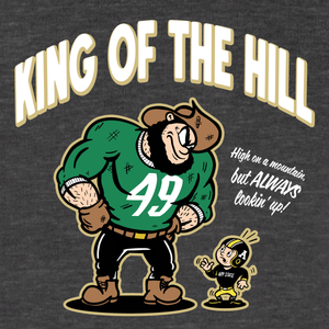 EXPRESS: King of the Hill - Charlotte 49ers vs App Retro Tee (Unisex)
