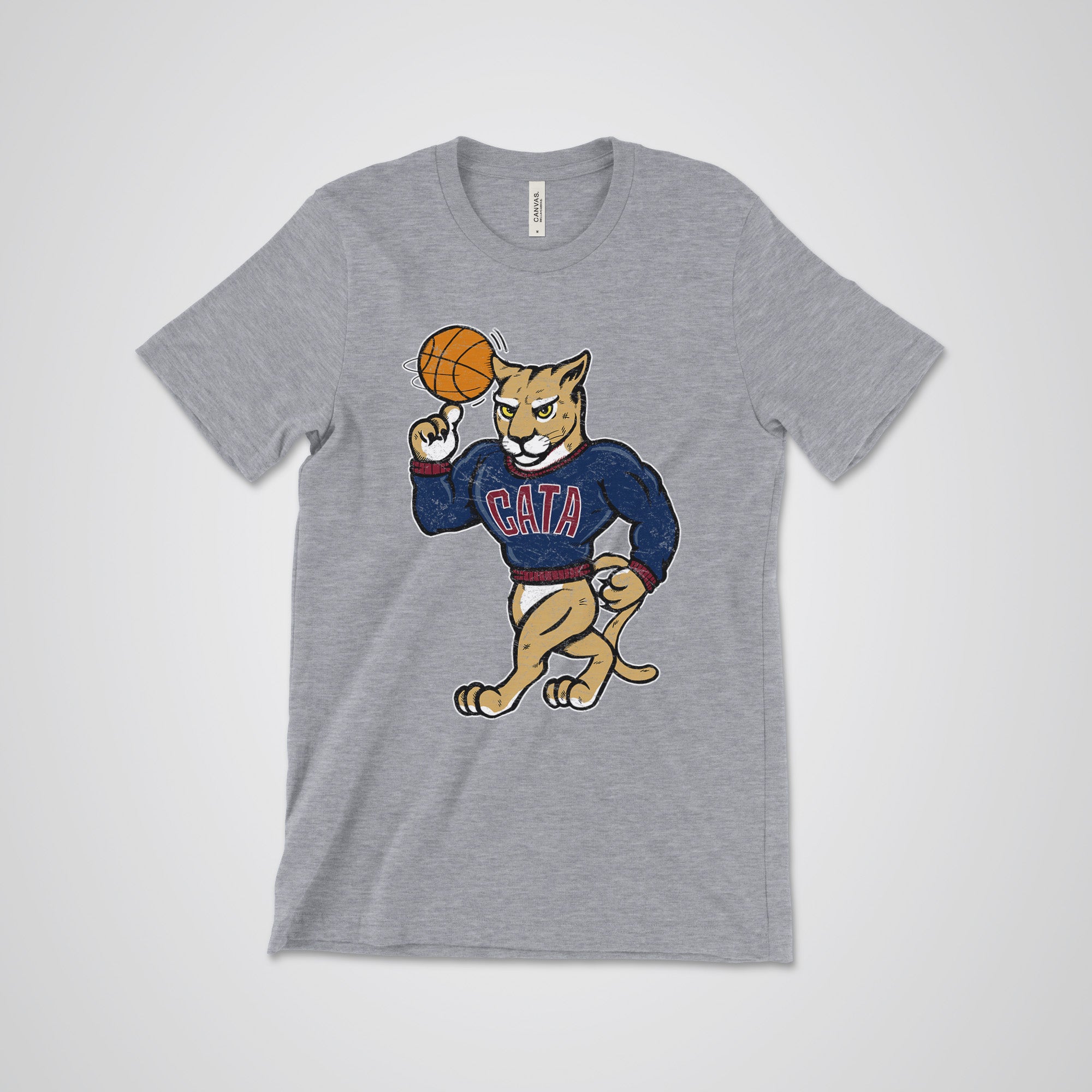 CATA Cougars Basketball Mascot Unisex Tee