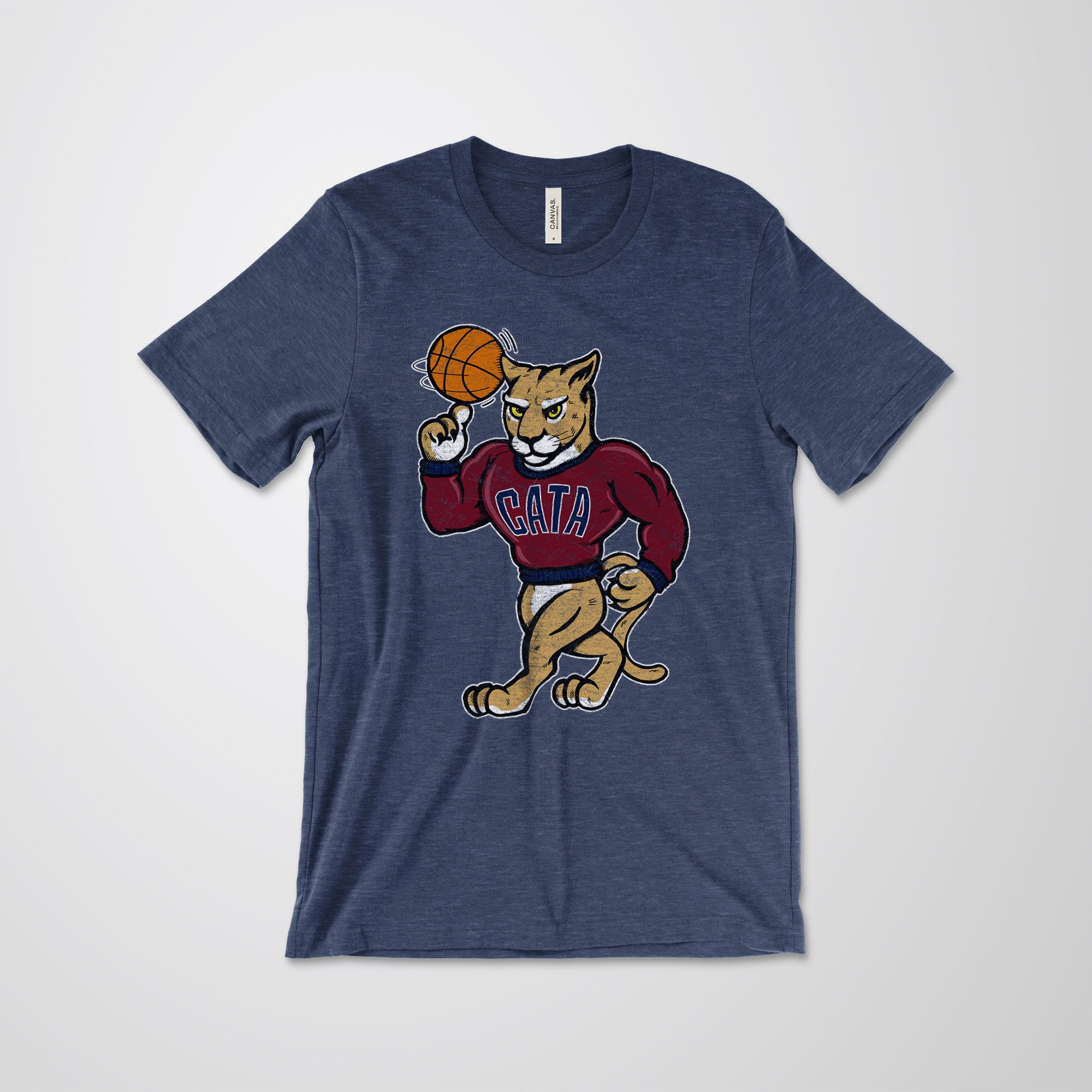 CATA Cougars Basketball Mascot Unisex Tee