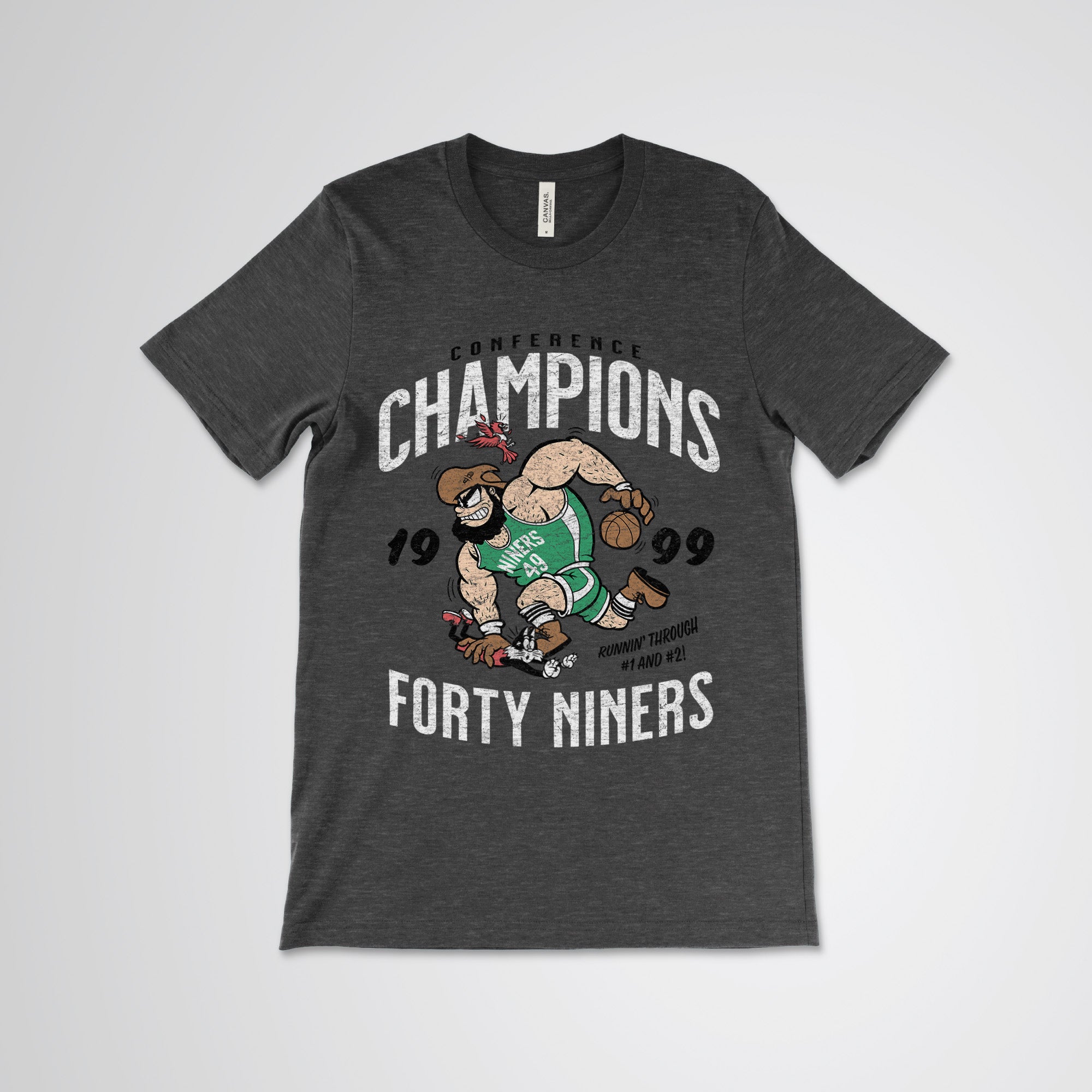 1999 Charlotte 49ers Conference Champs Vintage Tee