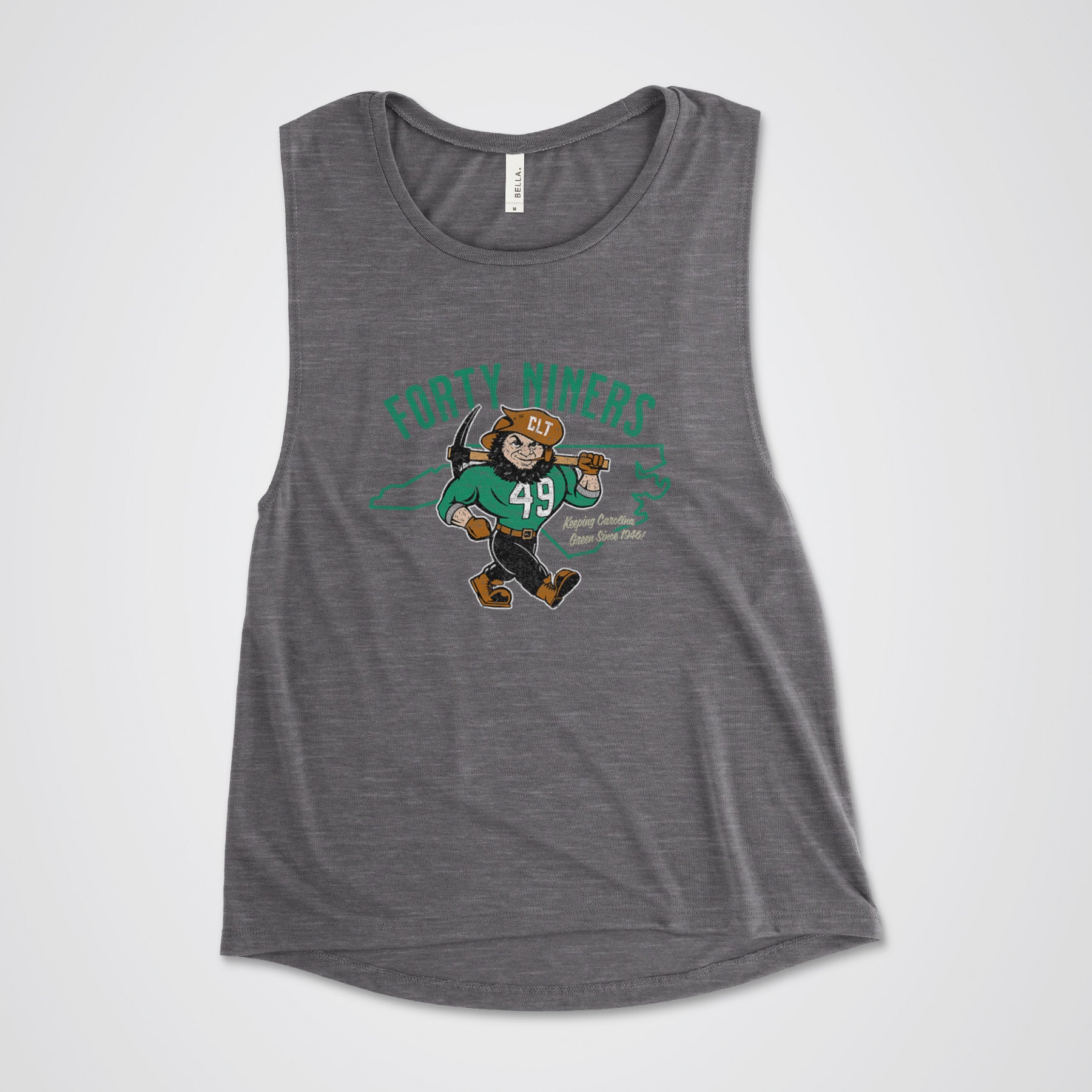 Women's Big Norm State Line Scoop Muscle Tank