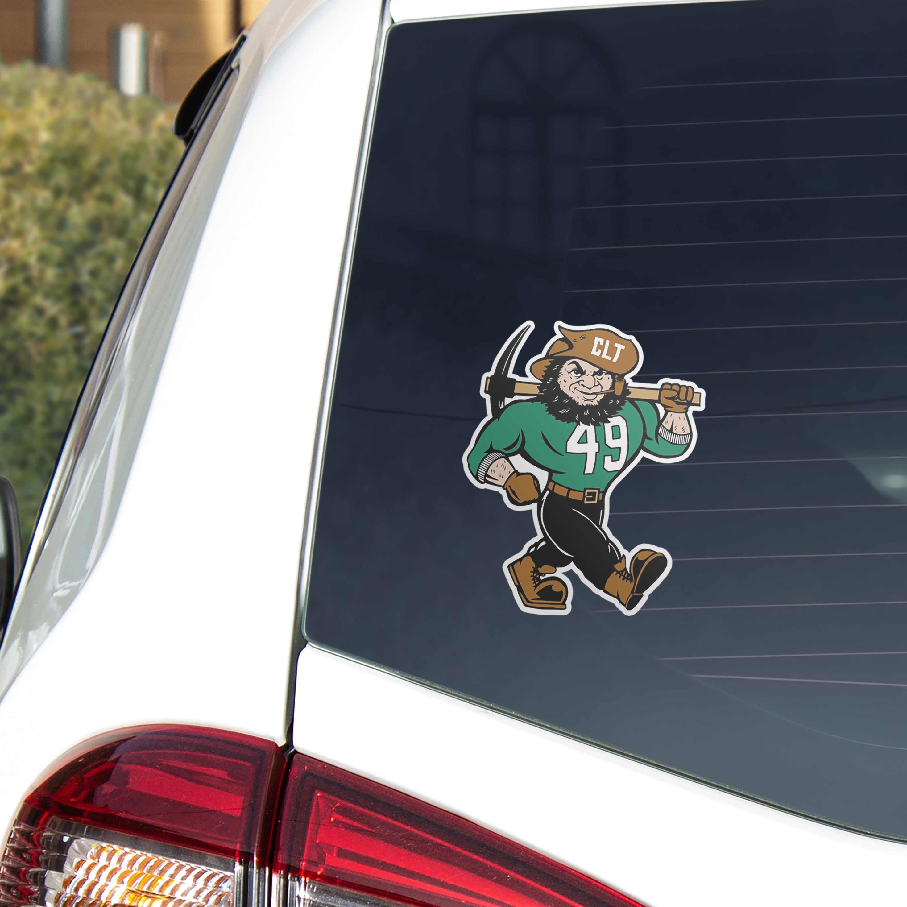 Charlotte 49ers Big Norm Car Weather Proof Sticker